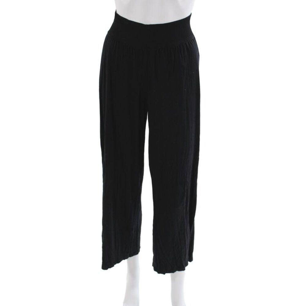 Theory Womens Cropped Black Pants 89% Modal Size PP